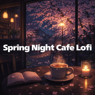 Lofi Spring Night Cafe