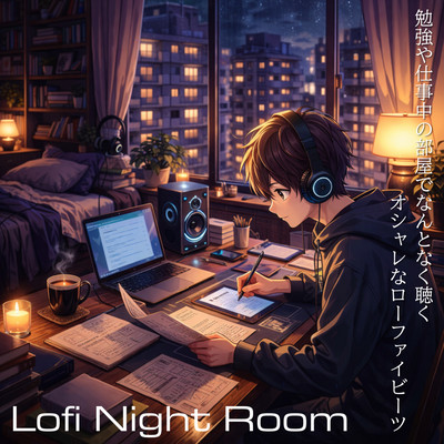 Stylish Lofi Beats for Casual Listening in Your Study or Work Space - Lofi Night Room