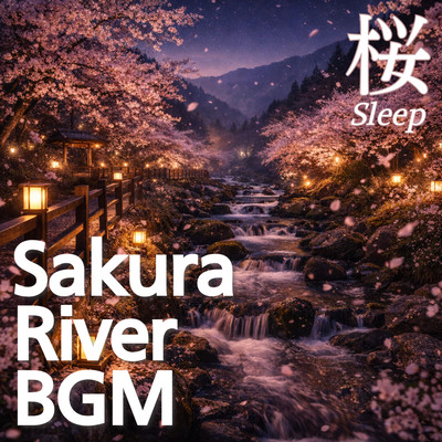 Sakura River BGM for Deep Sleep: Relaxing Cherry Blossom Sounds for Quality Sleep and Restful Nights