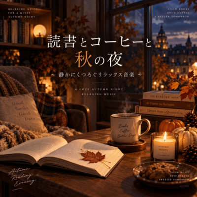 Books, Coffee & Autumn Nights ~ Relaxing Music for a Quiet Evening~