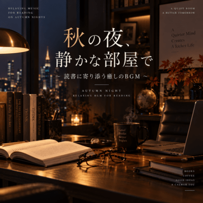 A Quiet Room on an Autumn Night ~ Gentle Music for Reading~