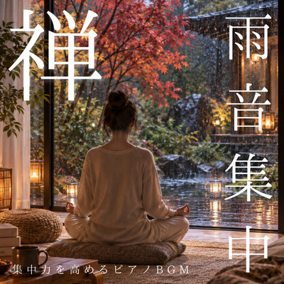 Rain Sounds Focus: Piano Background Music for Enhanced Concentration and Zen Relaxation