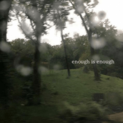 enough is enough