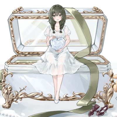 The dancer in the glass box