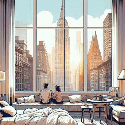 Couple who live in New York City
