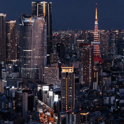 The Shuto Express at night