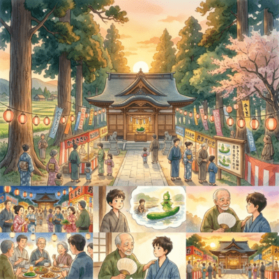 The God of Cucumbers Yamabe Shrine