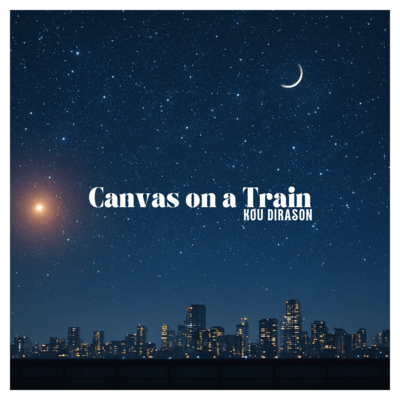 CANVAS ON A TRAIN