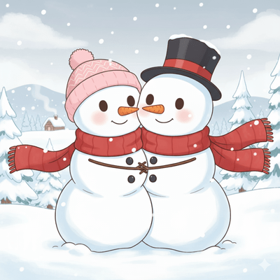 I want to stick together like a snowman