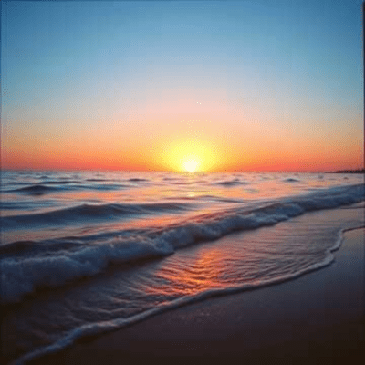 The sound of waves and the lingering scent of orange