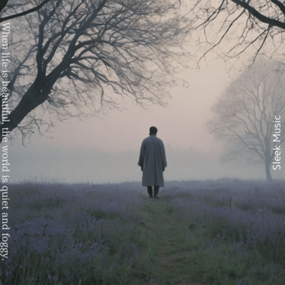 When life is beautiful, the world is quiet and foggy.