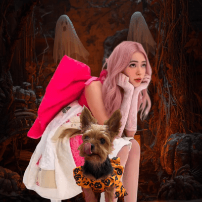 Pink Mystery Lab Halloween Night