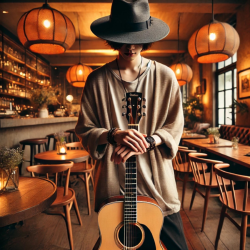 Cafe Guitarist Kei