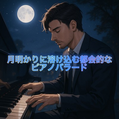 Urban Piano Ballad Melting into Moonlight