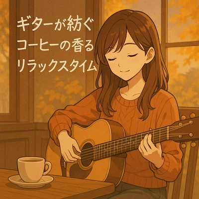 Guitar's Aroma of Coffee and Relaxing Time