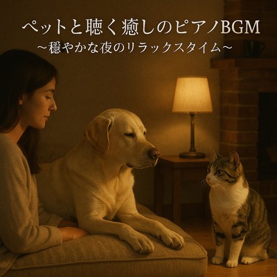 Relaxing Piano BGM to Enjoy With Your Pet ~Relaxing Time for a Calm Night~