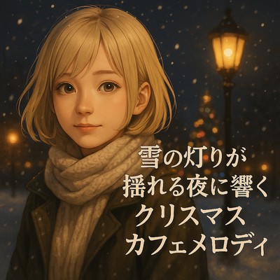 Christmas Cafe Melody - Echoing Under Snowlit Lanterns