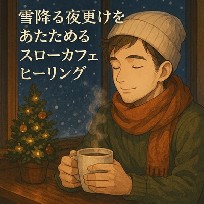 Slow Cafe Healing - Warming a Snowy Late Winter Night