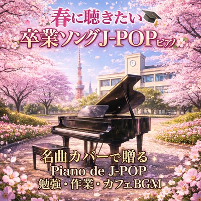 Spring Graduation Songs J-POP Piano Best Emotional Piano Covers from Piano de J-POP for Study Work and Café BGM