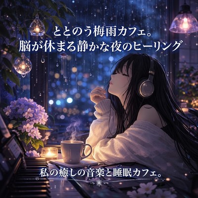 Calm Rainy Season Cafe - Brain Relaxing Night Healing