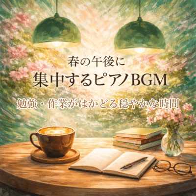 Focus Piano for Spring Afternoon - Calm Music for Study & Work