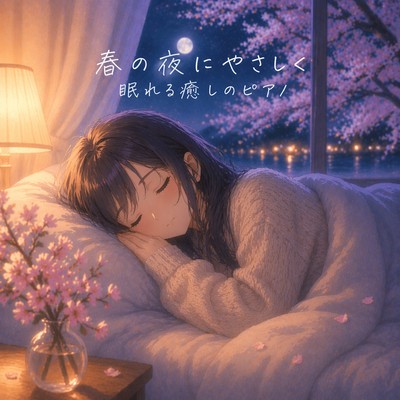 Gentle Piano for Spring Night Sleep