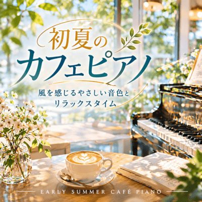 Early Summer Cafe Piano - Gentle Tones Feeling the Breeze and Relaxation Time