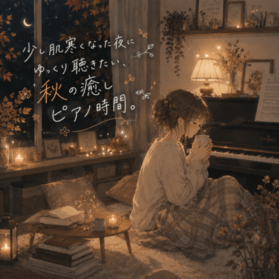 Healing Autumn Piano Time for Cool and Relaxing Nights.