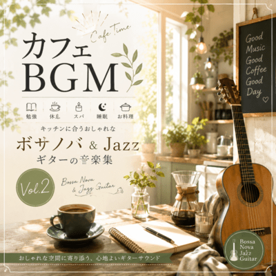 Cafe BGM Study Rest Spa Sleep Cooking Stylish bossa nova & jazz guitar music collection for the kitchen Vol.2 (2026 Remaster)
