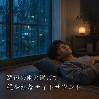 Calm Night Sound Spent with Window Rain
