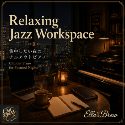 Relaxing Jazz Workspace - Chillout Piano for Focused Nights