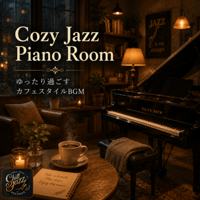 Cozy Jazz Piano Room - Relaxed Café Style Piano BGM