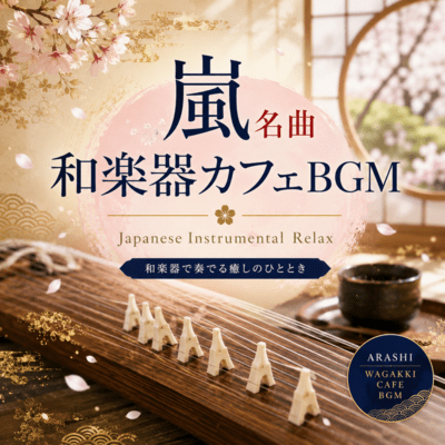 Best Arashi Songs as Traditional Japanese Instrumental Music for Cafe BGM - Relaxation and Zen