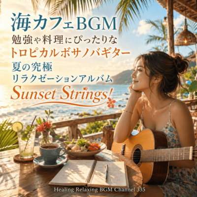Sea cafe BGM Tropical Bossano Bagetan Summer Ultimate Relaxation Album SUNSET STRINGS! (2026 Remaster)
