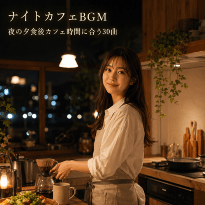 Night Cafe BGM: Cafe Time After Dinner at Night 30 Tracks