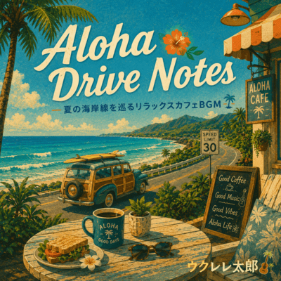Aloha Drive Notes Relaxing Café BGM for Summer Coastal Roads