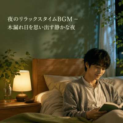 Night Relaxation Music - A Quiet Evening Remembering Soft Green Light