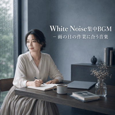 White Noise Focus Music - Music for Rainy Day Work