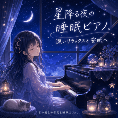 Starry Night Piano - Deep Relaxing Sleep