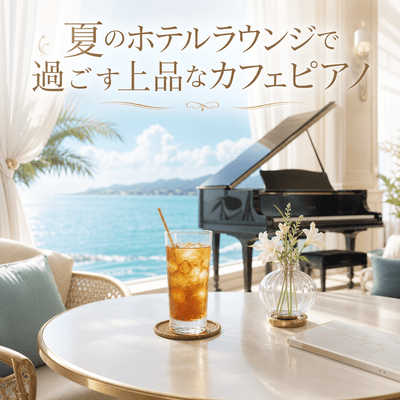Elegant Cafe Piano for a Summer Hotel Lounge