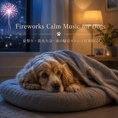 Fireworks Calm Music for Dogs - Loud Night Anxiety Relief
