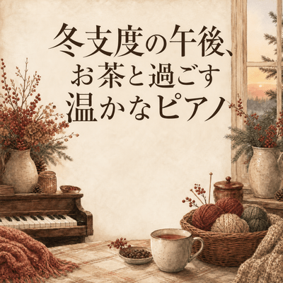 Warm Piano for Tea and an Afternoon of Winter Preparations