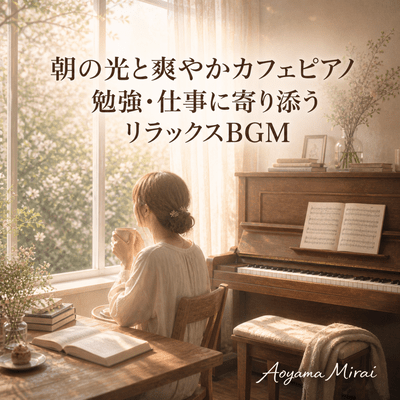 Morning Light Café Piano - Refreshing Background Music for Study and Work