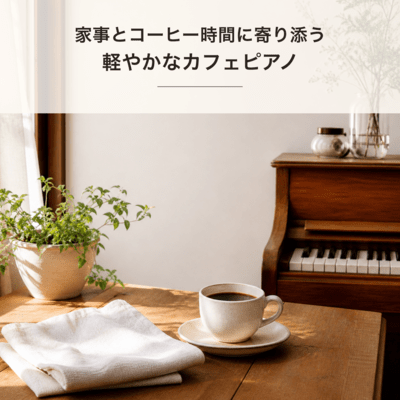 Light Cafe Piano for Home Routines and Coffee Time