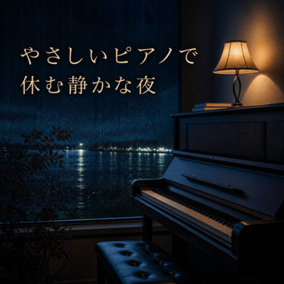 A Quiet Night Resting with Gentle Piano