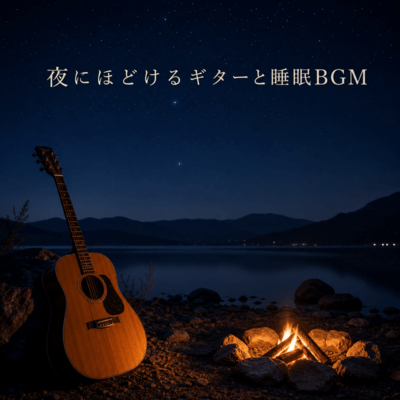 Guitar and Sleep BGM Unwinding into the Night