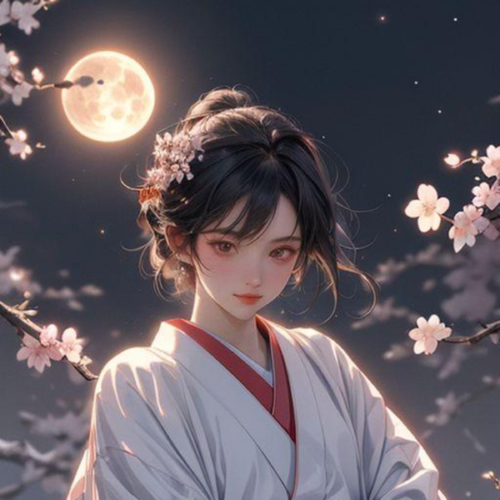 full moon shrine maiden