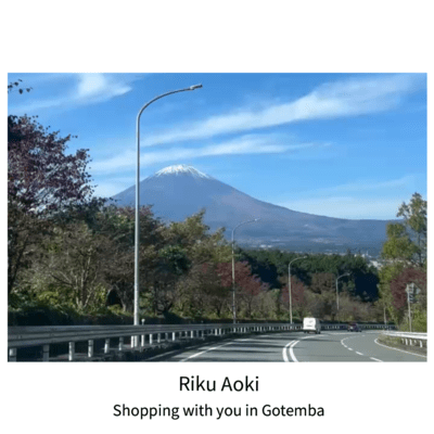 Shopping with you in Gotemba