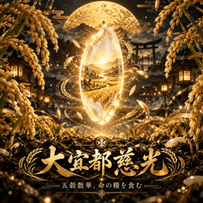 Ogetsu's Divine Light: Scattering of the Five Grains, Consuming the Bread of Life