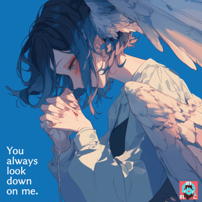 You always look down on me